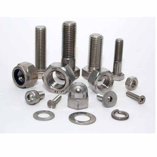 Hastelloy C22 Nut And Bolt - Carbon Steel, Various Sizes, Silver Color | Galvanized, Superior Corrosion Resistance, Ideal For Industrial Applications