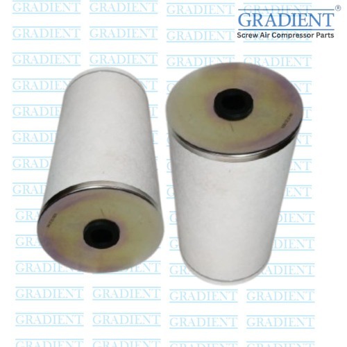 Atlas Copco Oil Separator - Color: Silver And White