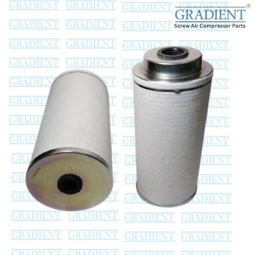 Atlas Copco Oil Separator - Color: Silver And White