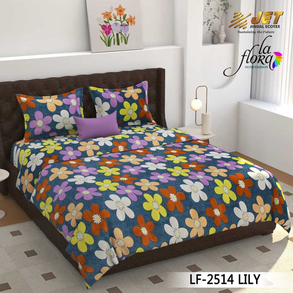 3d Bedsheets  Swati 60x90 Pair 2 Pc - Color: Multicolor
