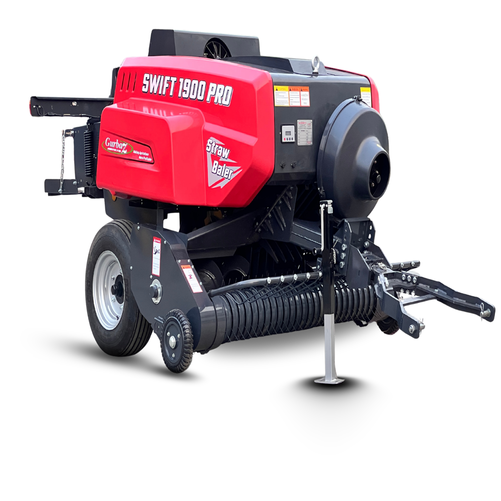 Straw Baler - Color: Red & Black