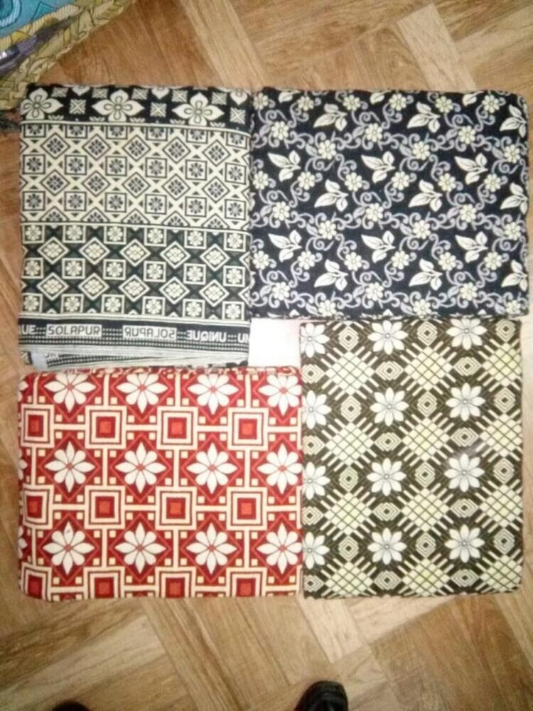 Unique 90X108 Solapur Chaddar - Color: Multicolor