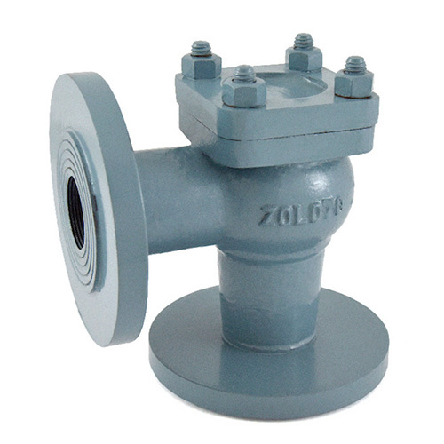 1068 Cast Iron Horizontal Lift Check Valve Angle Pattern-Flanged - Color: Grey