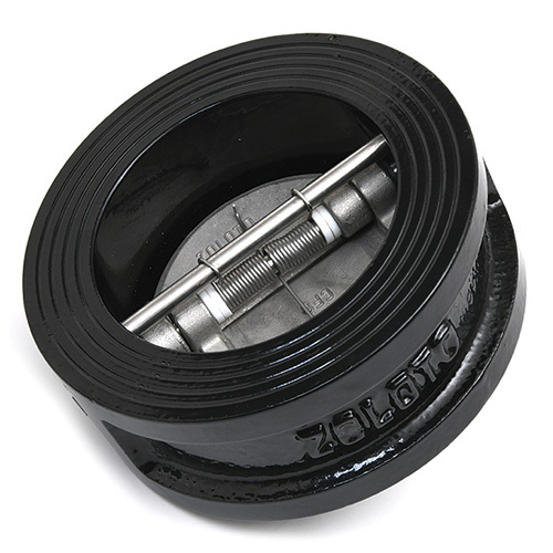 1082 Cast Iron Dual Plate Wafer Type Check Valve Pn 16 - Color: Black