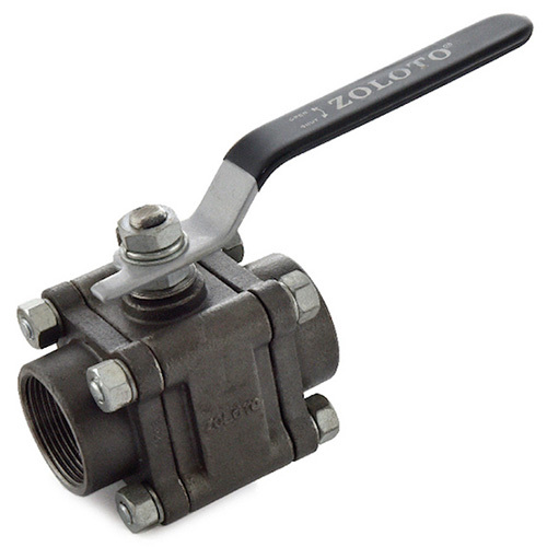 1088 Cast Steel Three Piece Design Ball Valve Class-150-Screwed