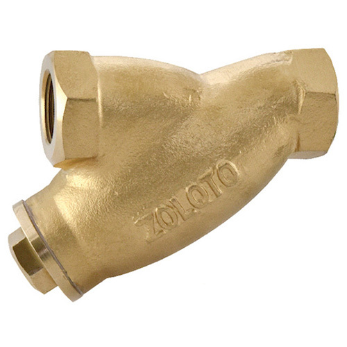 1053 Bronze Y-Type Strainer-Screwed - Color: Golden