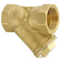 1053a Forged Brass Y-type Strainer-screwed Pn 25 - Color: Golden