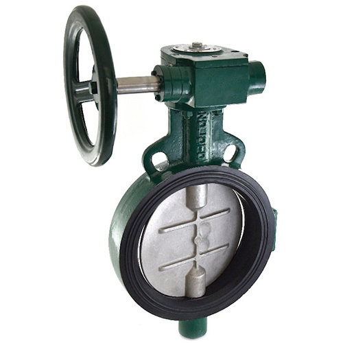1078C Butterfly Valve Wafer Type PN 1.6 With SS 304 Disc-Gear Operated