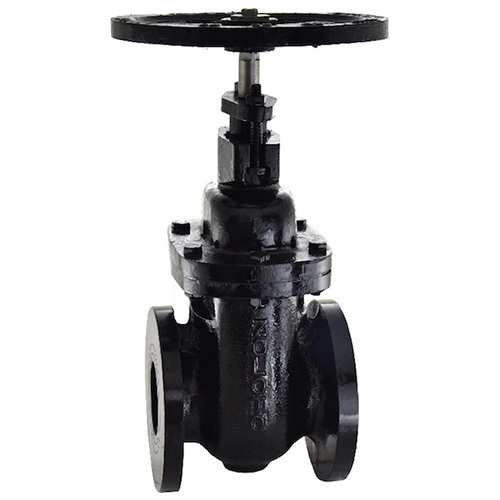 1079B Cast Iron Sluice Valve Pn 1.6-Flanged - Color: Black