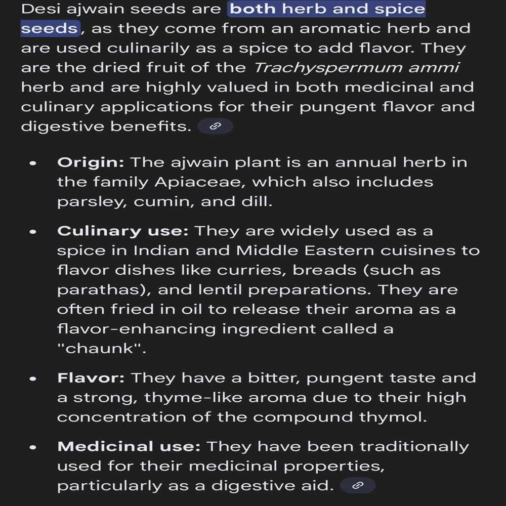 Organic Ajwain Seeds