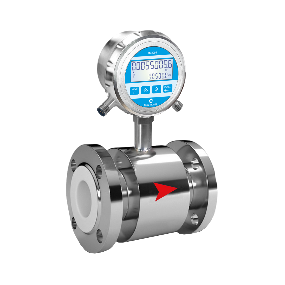 Ts2000-Cp Electromagnetic Flow Meter - Switch - Color: Silver