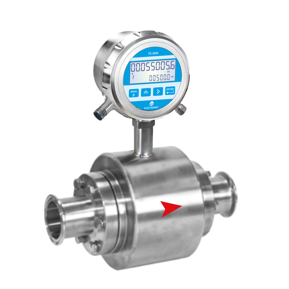 Ts2000-cp Electromagnetic Flow Meter - Switch - Color: Silver