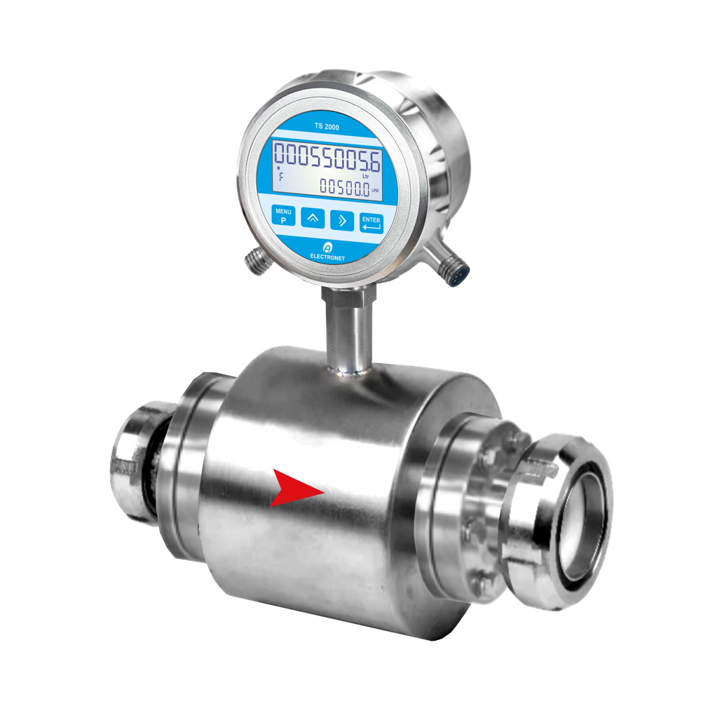 Ts2000-cp Electromagnetic Flow Meter - Switch - Color: Silver