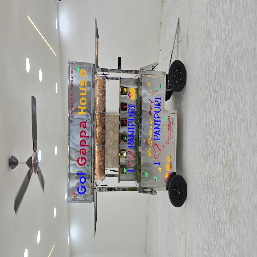 Pani Puri Cart On The Wheels - Automation Grade: Automatic Electrice