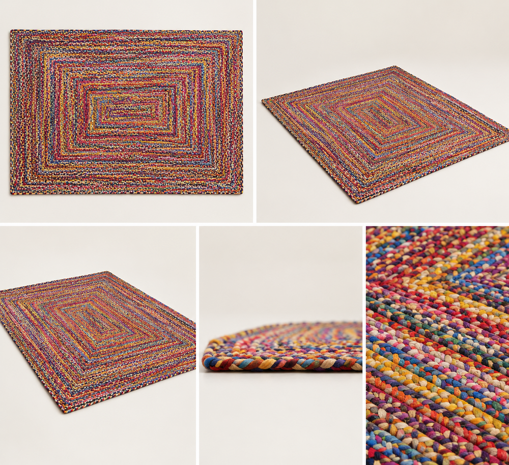 Square Shape Carpet - Advantage: Non-Slip