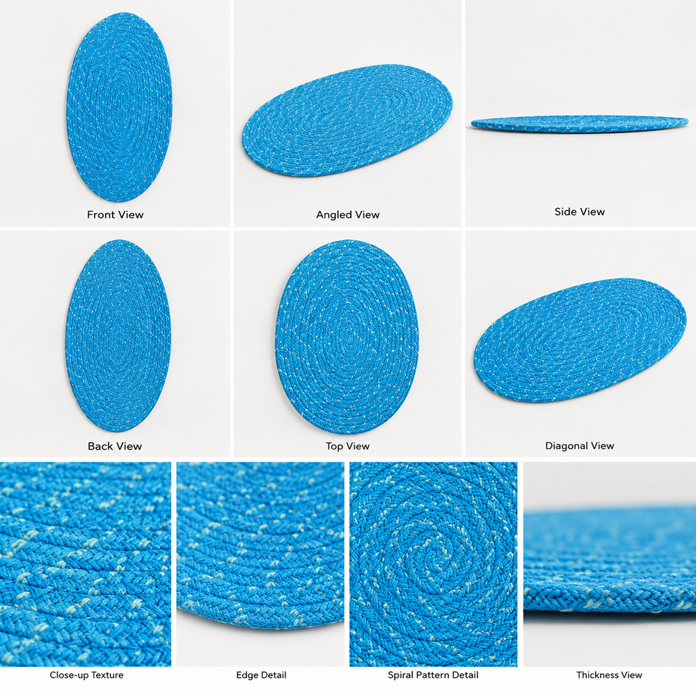 Jute Placemats - Pattern: Plain