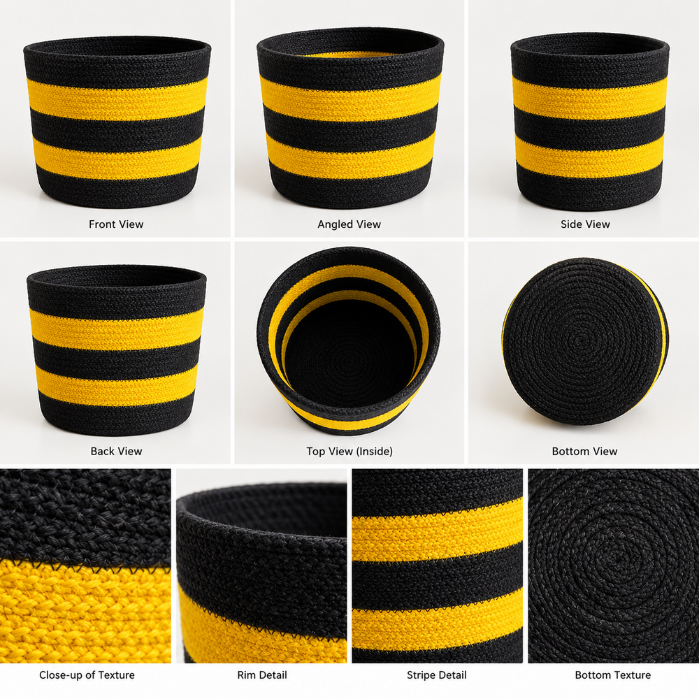 Jute Planters - Pattern: Plain