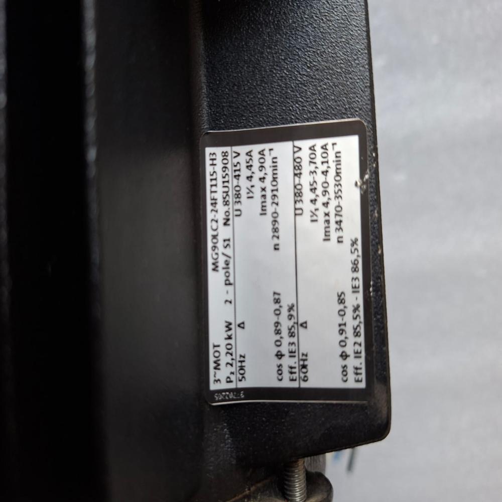 Used Grundfos Motor2.2kw Mg90lc2-24ft115-H3 With Pump Mtr10-6 6a-W-A-Huuv 2.2kw