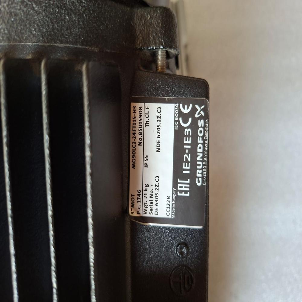 Used Grundfos Motor2.2kw Mg90lc2-24ft115-H3 With Pump Mtr10-6 6a-W-A-Huuv 2.2kw