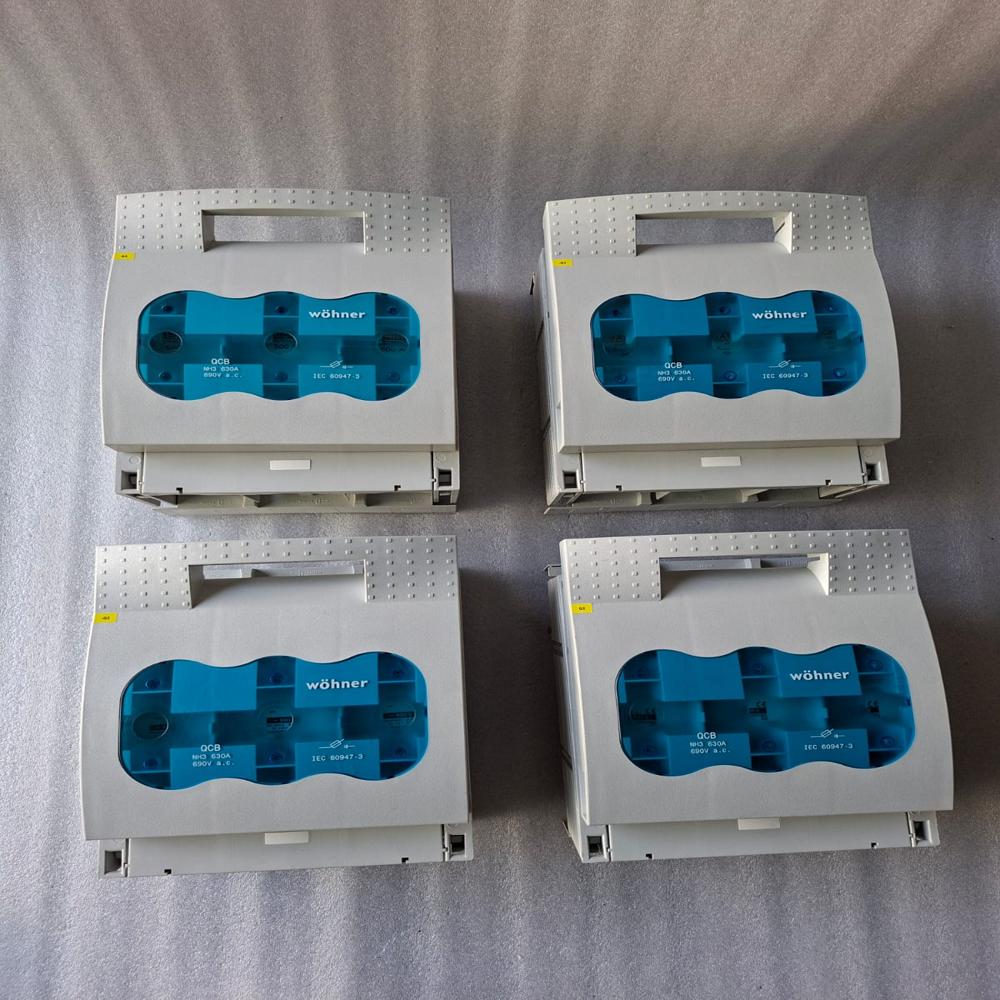 Used Wohner Qcb Nh3 630a Fuse Switch Fuse Disconnector Switch 630a - Frequency: 50/60 Hertz (hz)