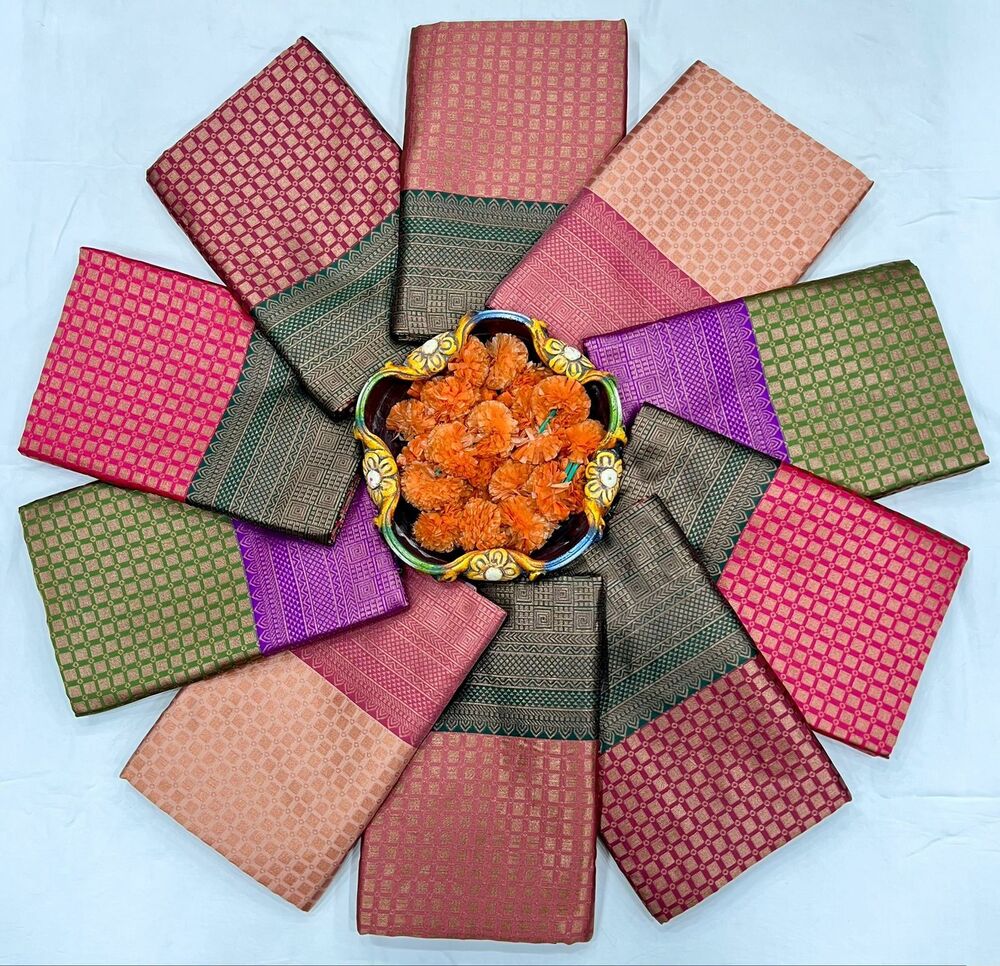 Heavy Soft Lichi Silk Saree