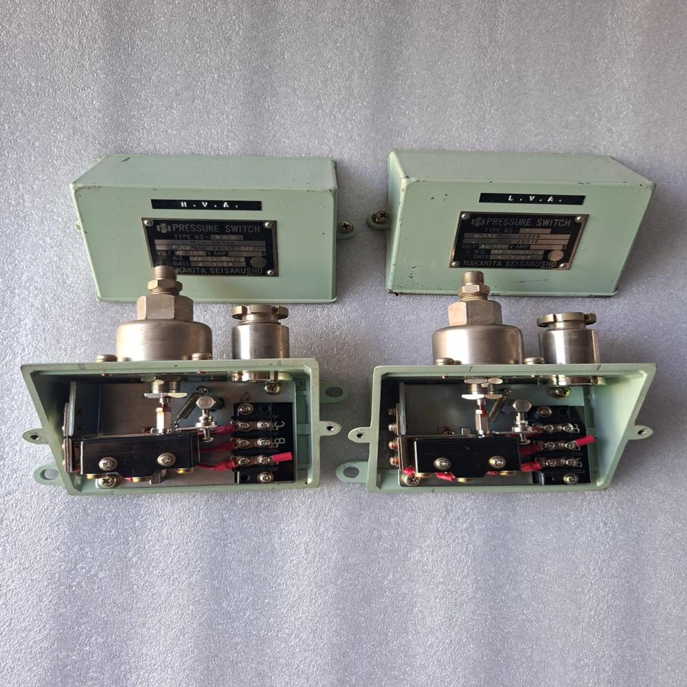 Used Nakakita Seisakusho Type Ns-9-3 Pressure Switch Type Ns-9-3 - Frequency: 50/60 Hertz (Hz)