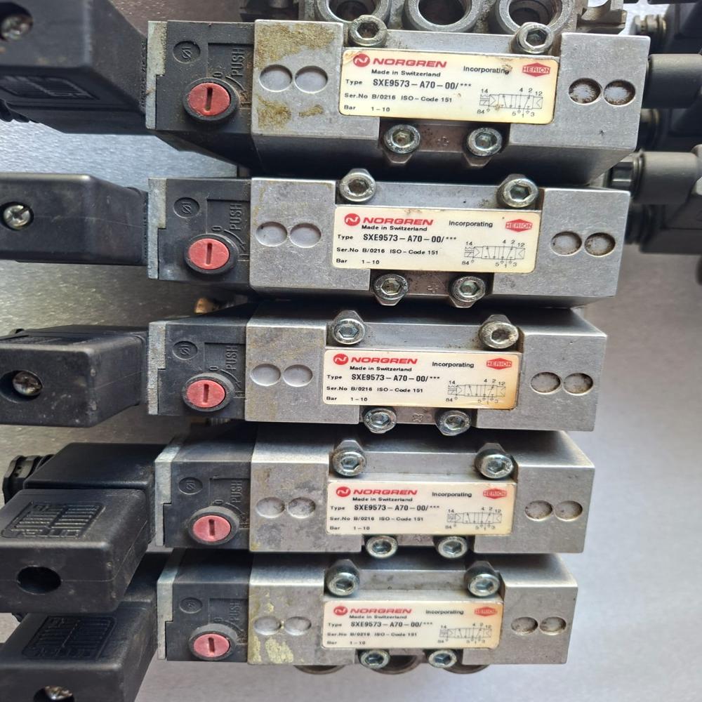 Used Norgren Sxe9573-A70-00 Solenoid Valve - Application: Pneumatic Control