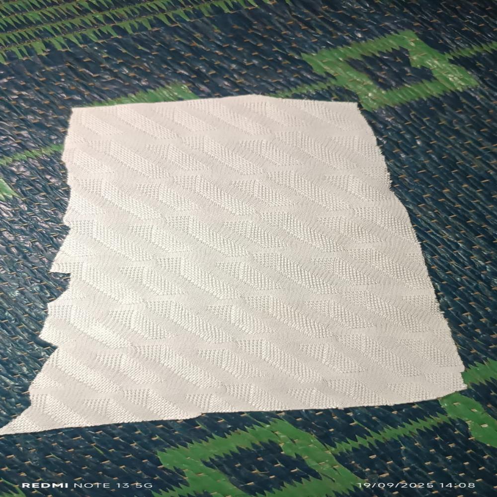 Jacquard Cricket Jersey Fabric, GSM: 180