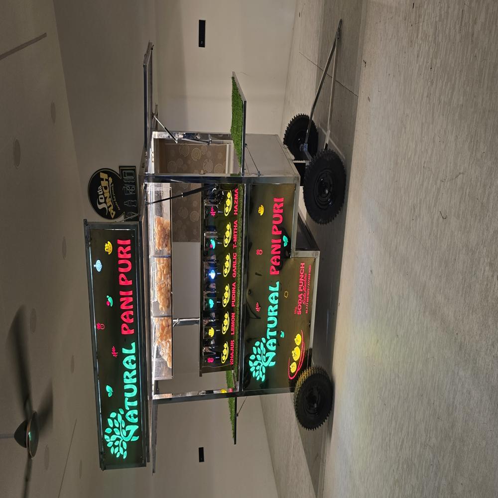 Natural Pani Puri Food Cart