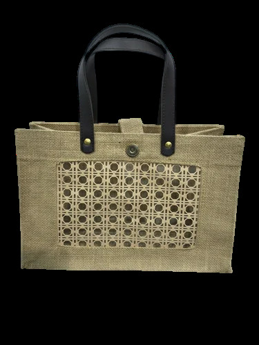 Brown Jute Shopping Bag - Color: Different Available