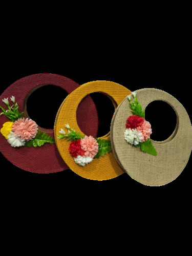 Ladies Jute Hand Purse-Photoroom - Color: Different Available