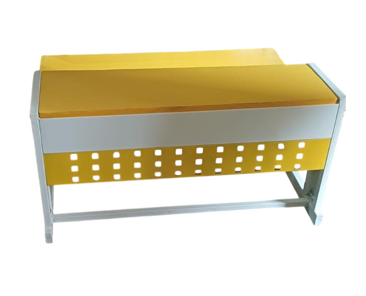Metal + Plywood Modular Dual Seater Primary Class Bench