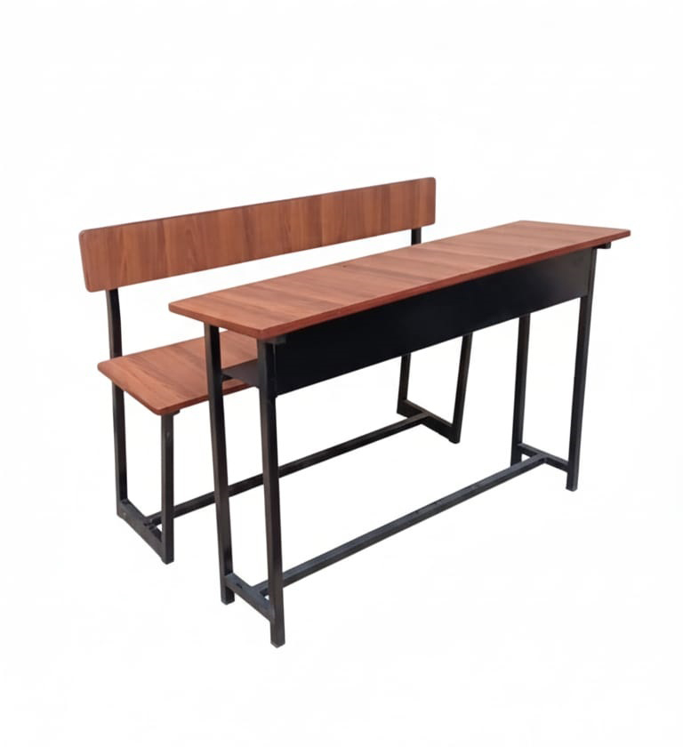 Metal + Plywood Triple Seater High School  Bench