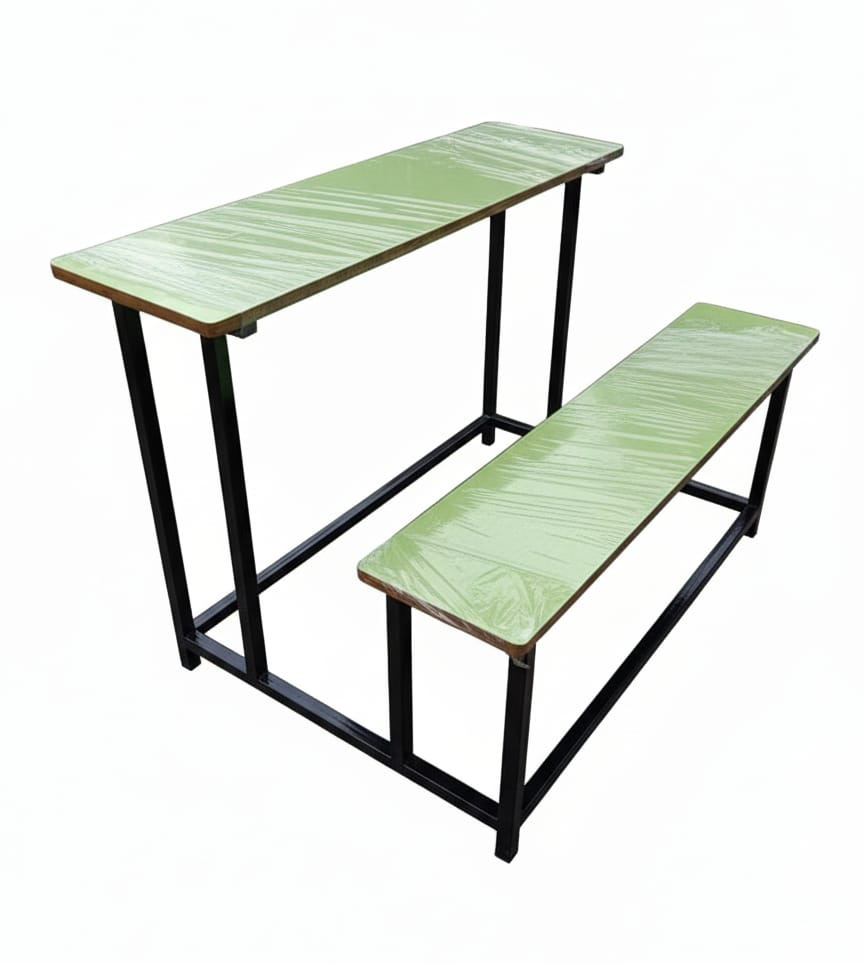 Metal + Plywood Triple Seater High School  Bench