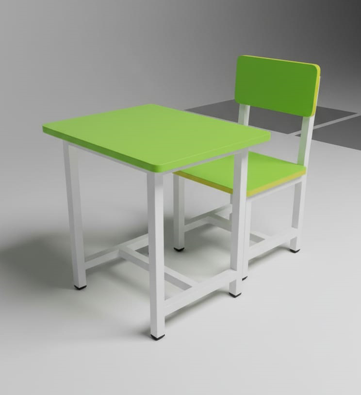 Nursery Single Seater Desk With Chair