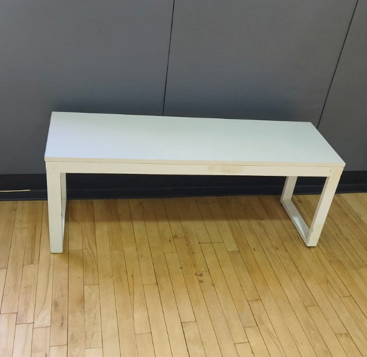 Metal + Plywood Waiting Seat