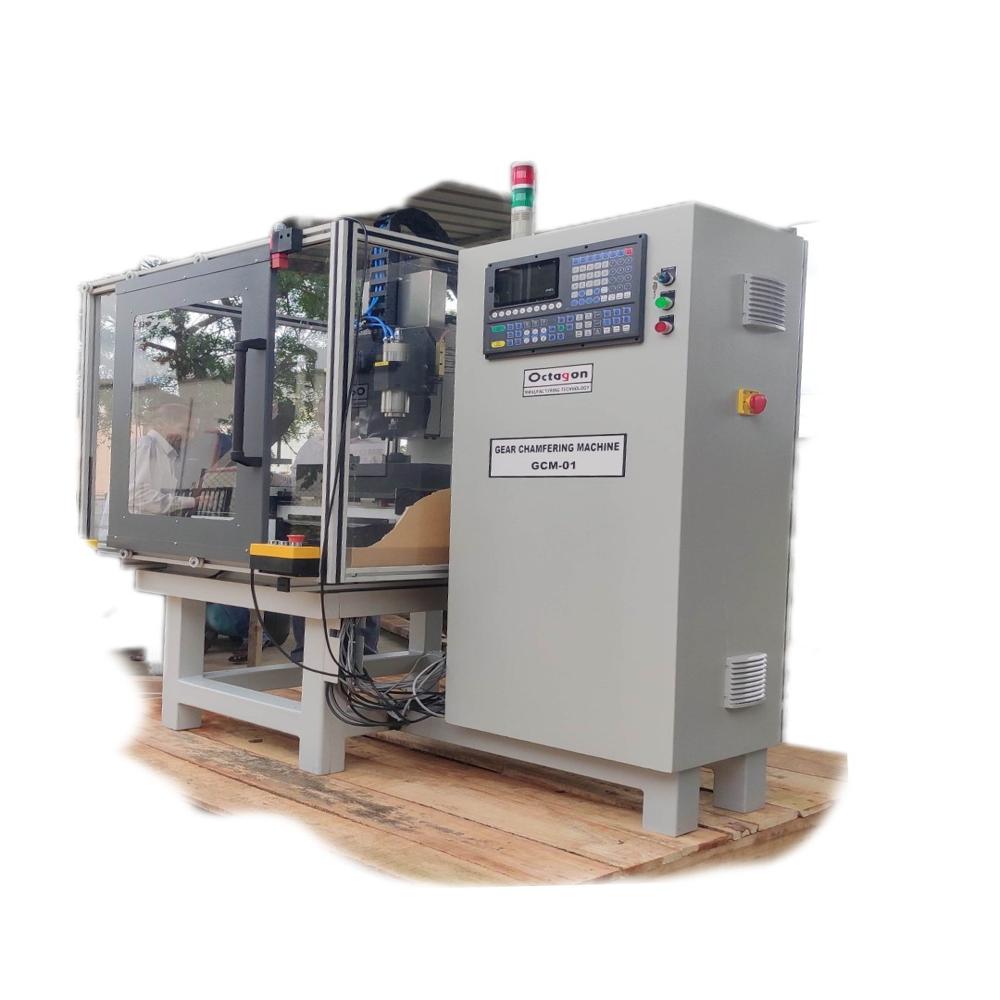 Cnc Twin Spindle Gearteeth Chamfering Machine - Feature: High Precision