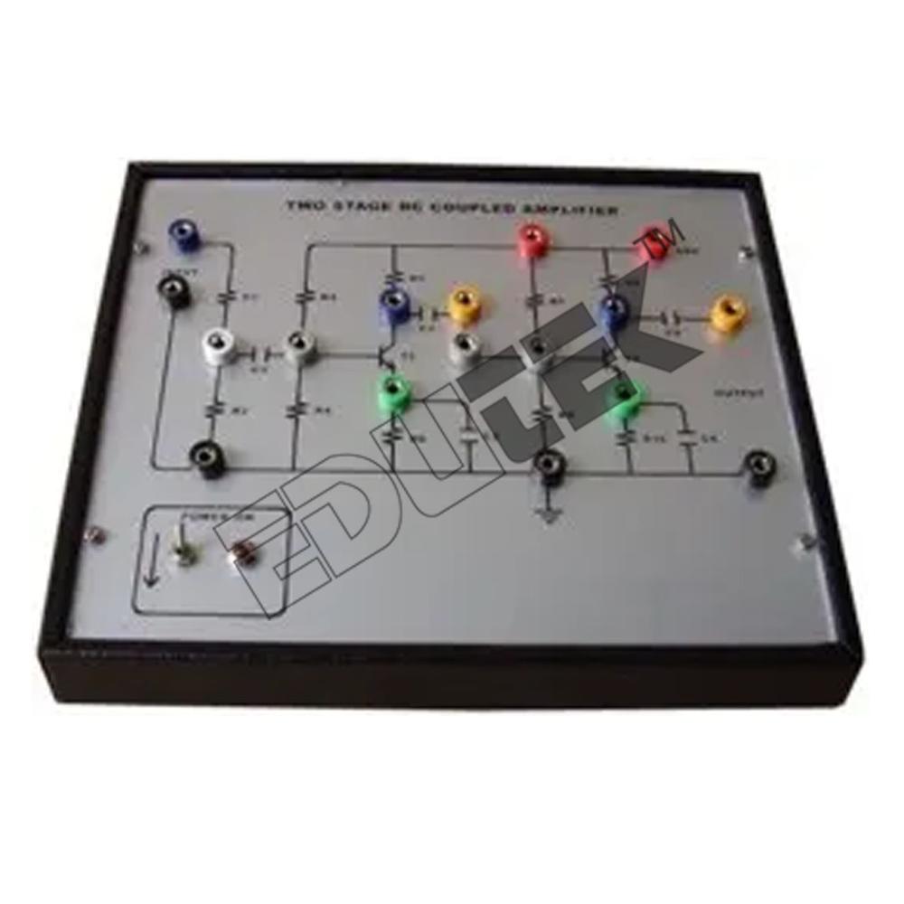 Two Stage RC Coupled Transistor Amplifier
