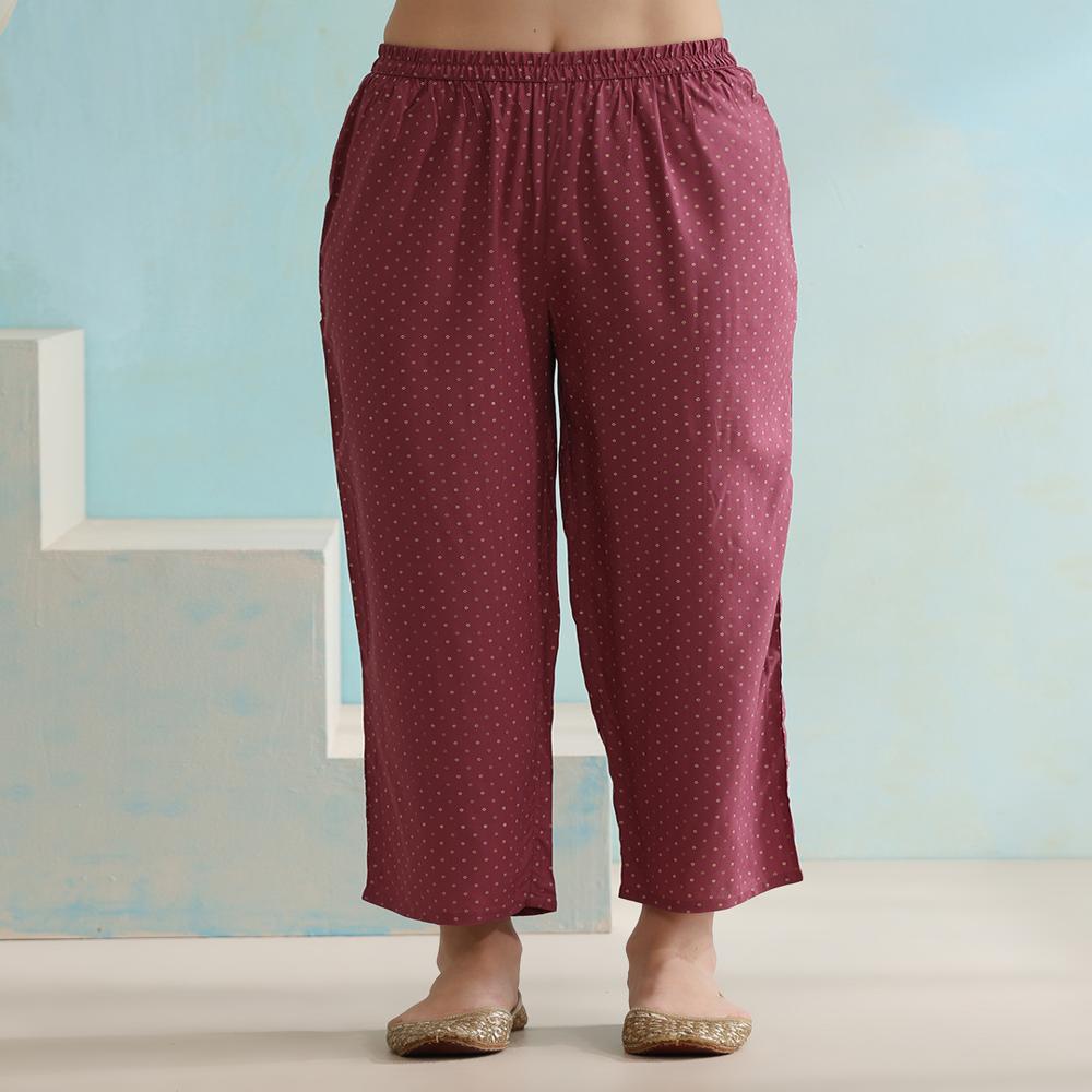 Embroidered Regular Sequinned Pink Kurta With Palazzos & Dupatta - Neck Style: Round Neck