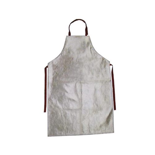 Aluminized Apron - Aluminum Blend, All Sizes, Silver Color | Waterproof, Unisex Design, Perfect For Laboratories And Hazardous Materials Protection