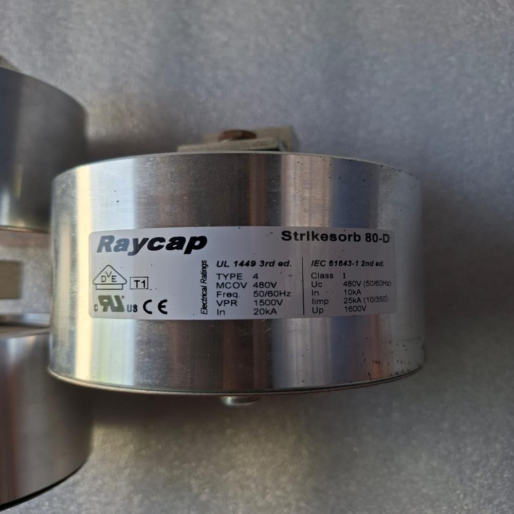 Used Raycap Strikesorb 80-D Surge Protection Device