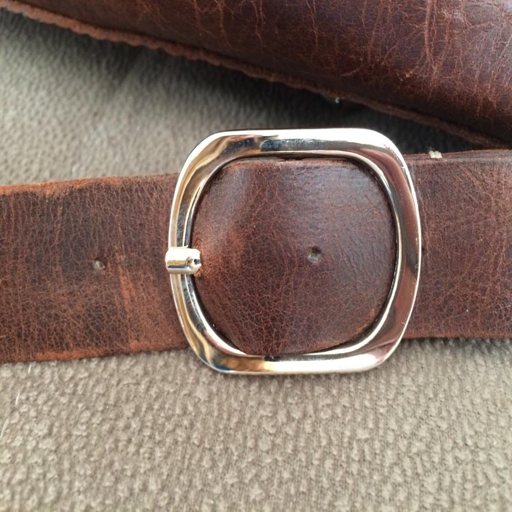 Small Belt Accessories Casual Adjusting Belt Head Women's Belt Buckle Metal Pin Buckle for Bag and Shoes Pearl nickel color 0625-25-7