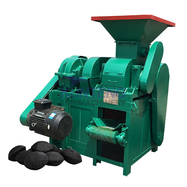 High Pressure Ball Pressing Machine To Roll Forming Ore Powder Forming Machine For Charcoal Making Line - Briquette Size: Customized