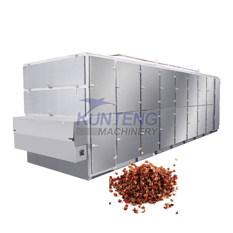 Best Price Mesh Belt Dryer Spice Drying Oven Machine Industrial Pepper Dryer Equipment - Capacity: 1000 Kg/Hr