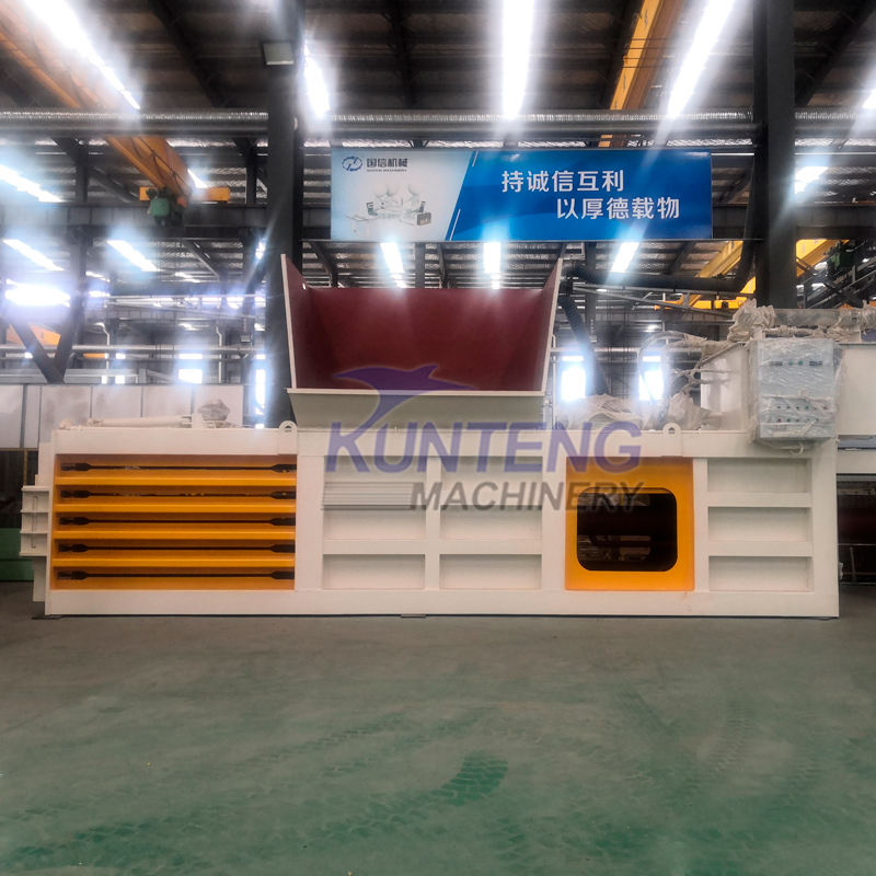 Solid Waste Baling Machine Garbage Packing Machine Waste Cloth Plastic Bundle Machine For Waste Sorting Line - Output: 8 Ton/hr
