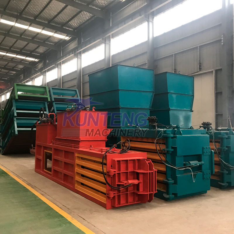 Solid Waste Baling Machine Garbage Packing Machine Waste Cloth Plastic Bundle Machine For Waste Sorting Line - Output: 8 Ton/hr