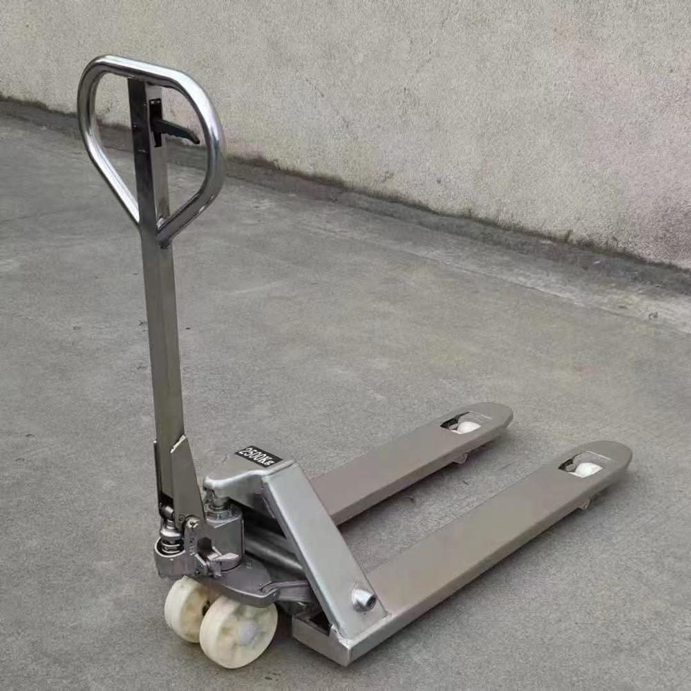 2500kg Stainless Steel Hand Pallet Truck