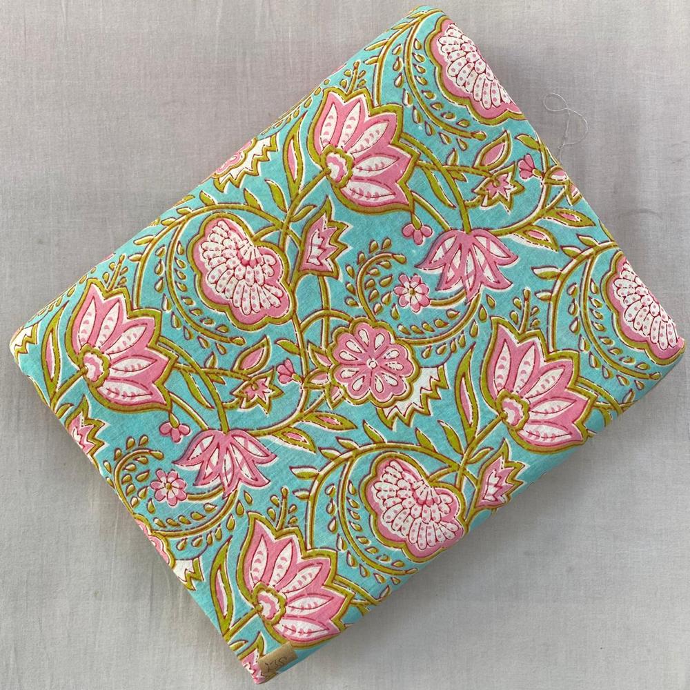 Hand Block Printed - Application: Dress And Garments