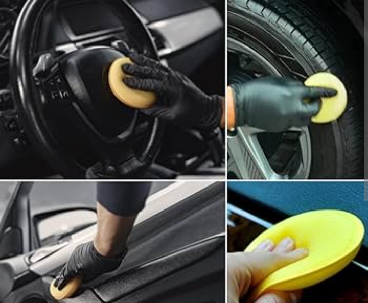 Car Wax Sponge Applicator - Material: Foam