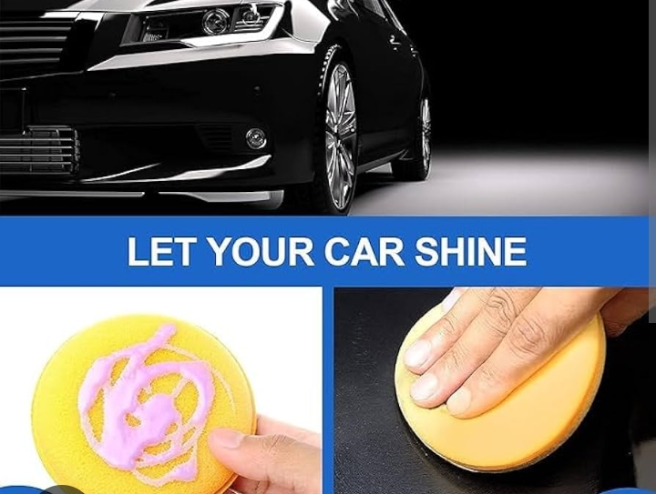 Car Wax Sponge Applicator - Material: Foam